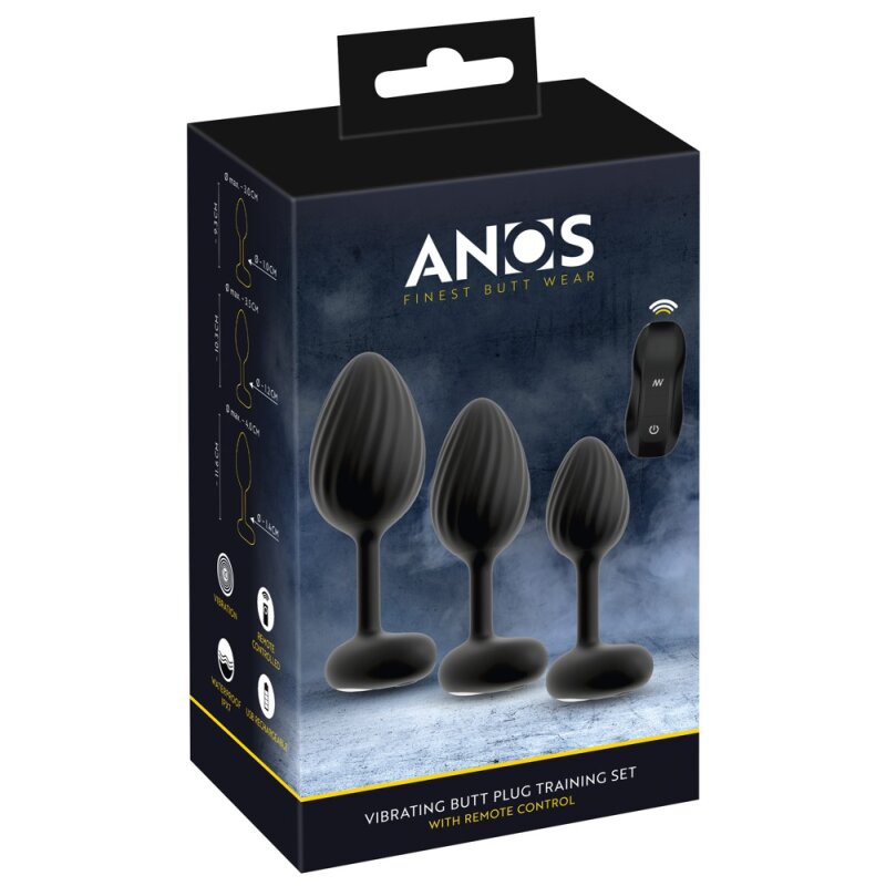 ANOS Vibrating Butt Plug Train