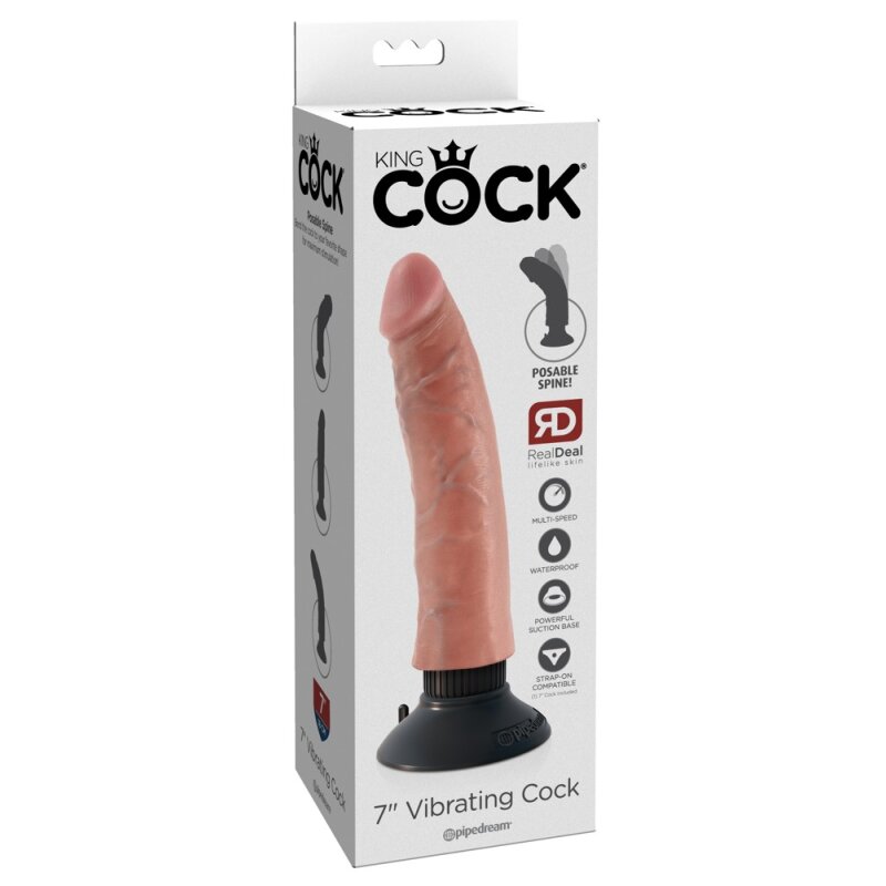 7" Vibrating Cock