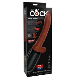 7.5" Thrusting Cock with Balls