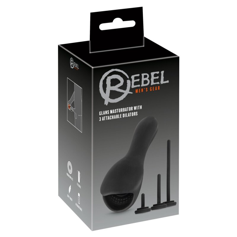 Rebel Glans Masturbator w/Dila
