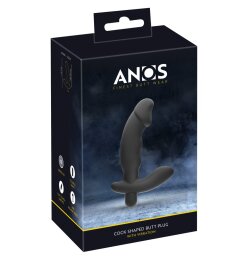 Cock-Shaped Butt Plug with Vibration