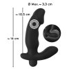 ANOS Cock shaped butt plug wit