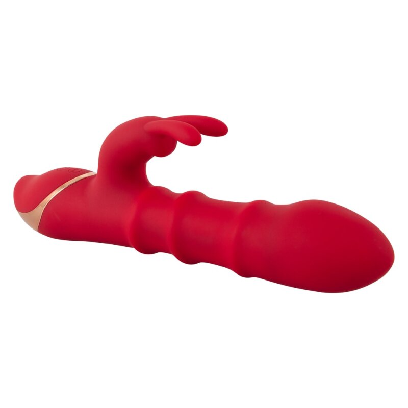 Rabbit Vibrator with 3 Moving Rings