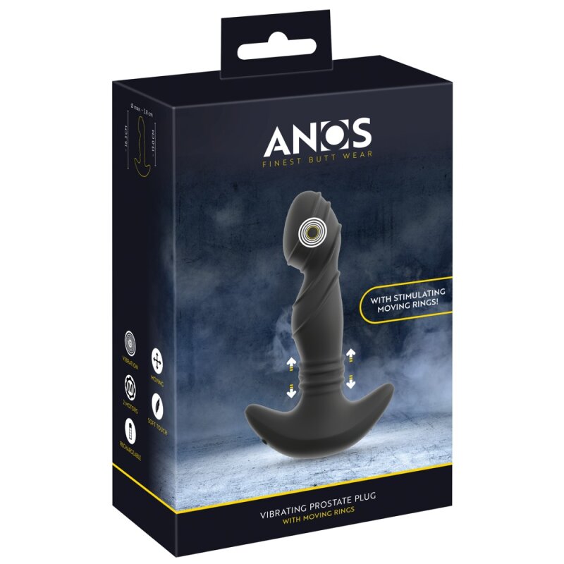 ANOS Moving Rings Butt Plug