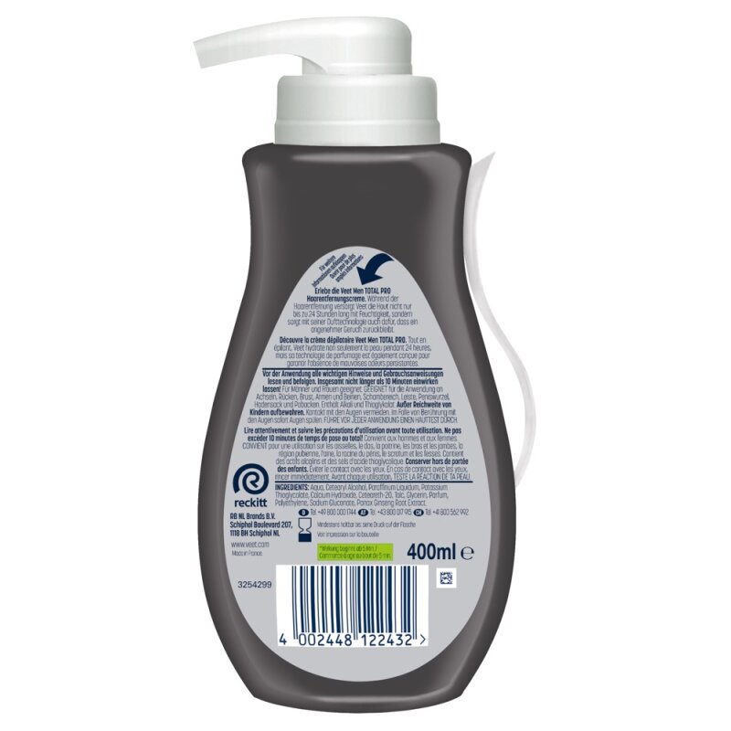 Veet Men Total Pro 400 ml