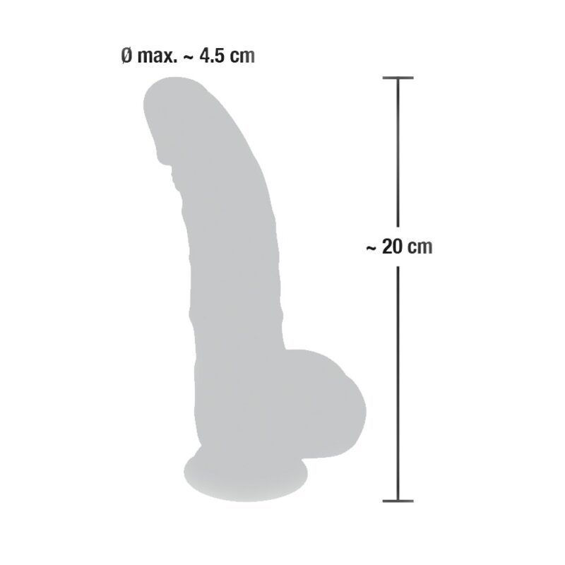 Medical Silicone Dildo 20 cm