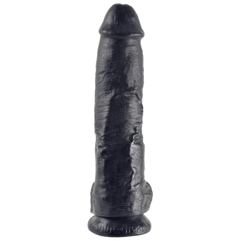 King Cock 10 inch Balls Black