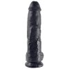 King Cock 10 inch Balls Black