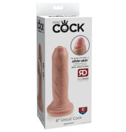 King Cock 6 inch Uncut Flesh
