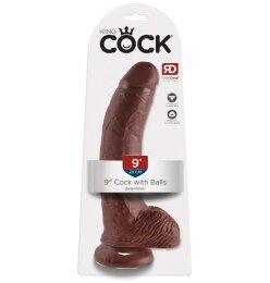 KC 9 Cock with Balls Brown