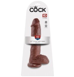 KC 10 Cock with Balls Brown