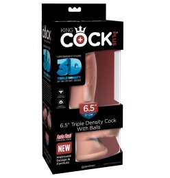 6.5" Triple Density Cock with Balls