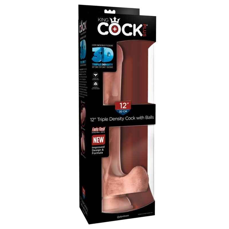 12" Triple Density Cock with Balls