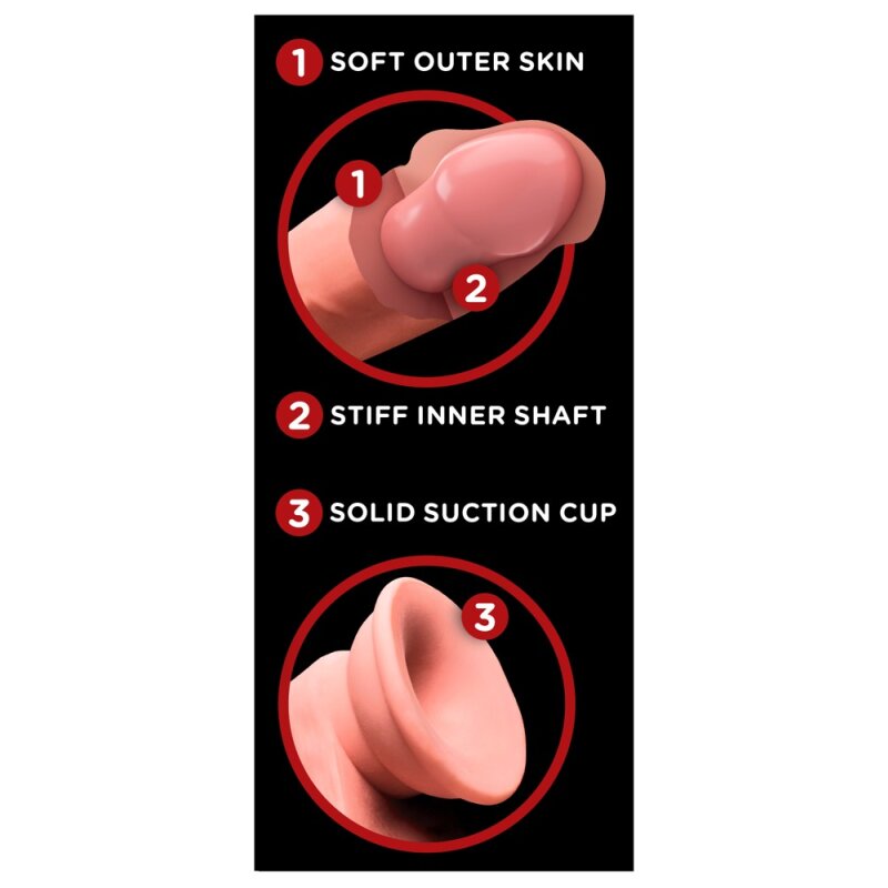 Triple Density Cock with Swinging Balls