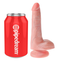 King Cock 6 Cock w Balls Light