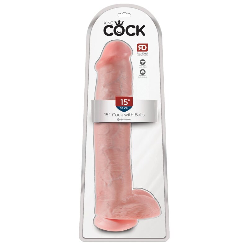 King Cock 15 Cock w Balls