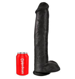 King Cock 15 Cock w Balls Dar