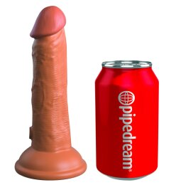 KCE 6 DD Vibrating Cock Tan