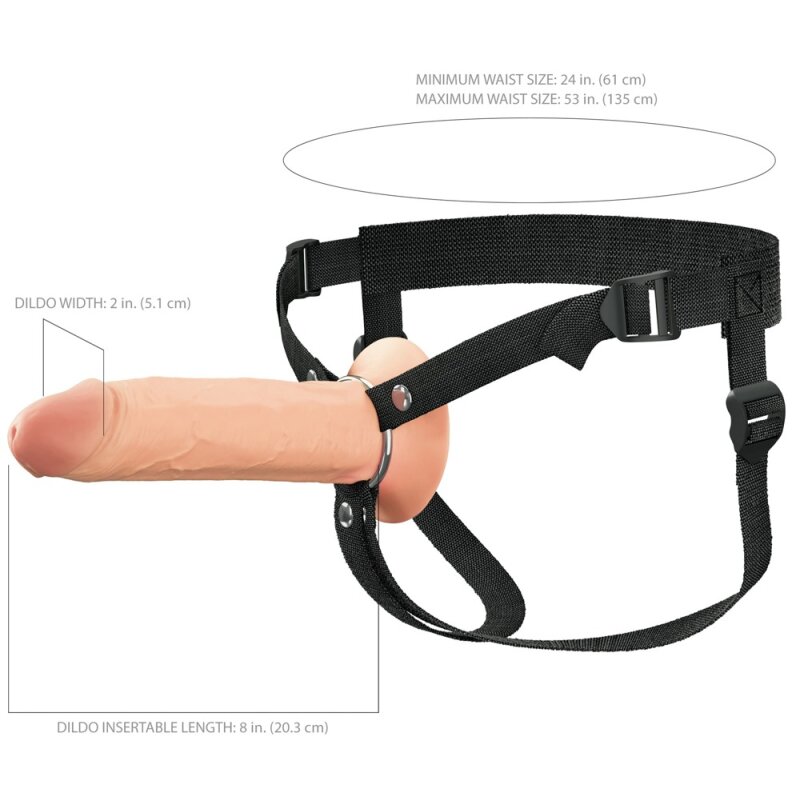 Hollow Silicone Strap-on