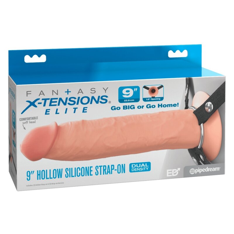 FXTE 9" Hollow Strap-On Dual