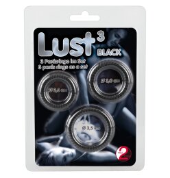 Lust 3 Penisringe Black