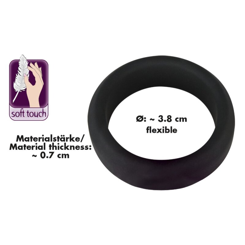 Black Velvets Cock Ring 3,8 cm