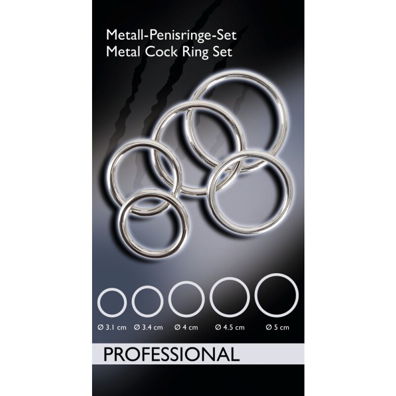 Bad Kitty Metall-Ringe 5er-Set