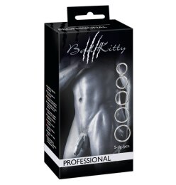 Bad Kitty Metall-Ringe 5er-Set