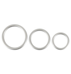Metallic Silicone Cock ring se