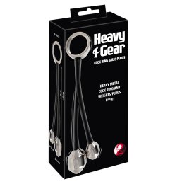 Heavy gear cock ring&ass plugs