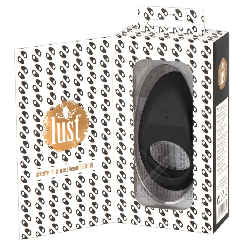 Lust Vibrating Cock Ring Black