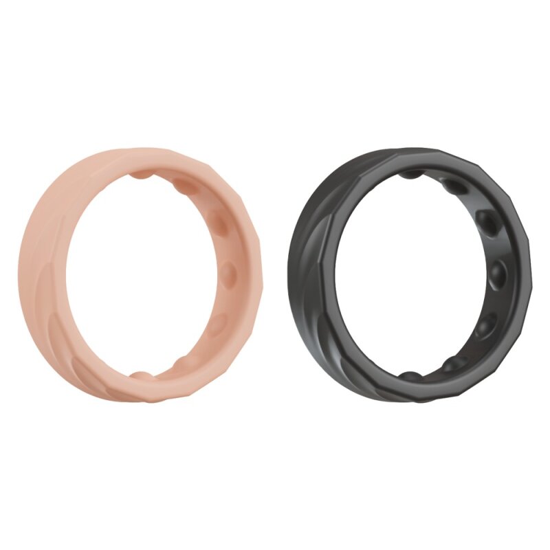 4 in 1 Cock Rings 2-PC Set
