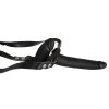 Double Strap-On Black Silicone