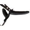 Double Strap-On Black Silicone