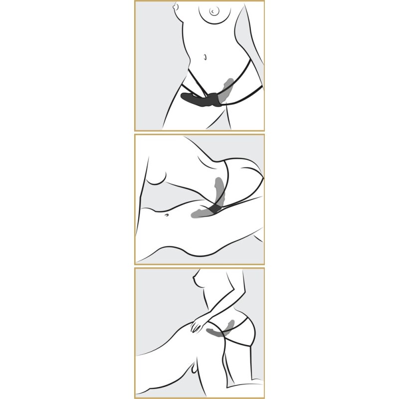 Double Delight Strap-On-Vibrator