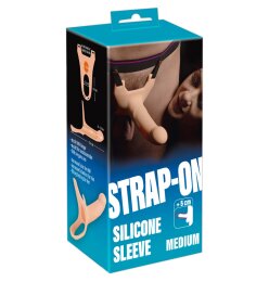 Silicone Strap-on +5 cm medium