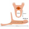 Silicone Strap-on +5 cm medium