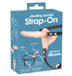 Vibrating Double Strap-On