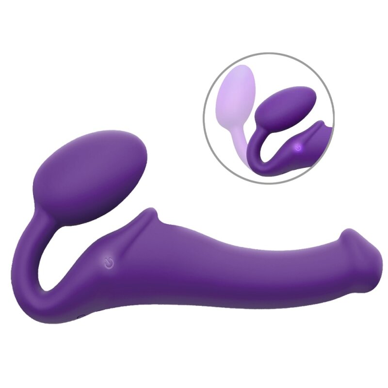 Vibrating Bendable Strap-On
