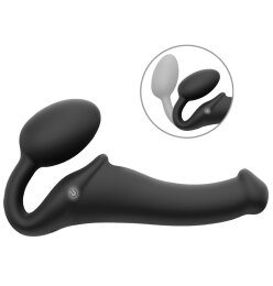 Vibrating Strap-On M Black