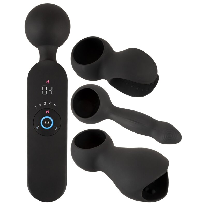 Wand Vibrator with 3 Attachments
