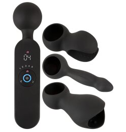 Wand Vibrator with 3 Attachments