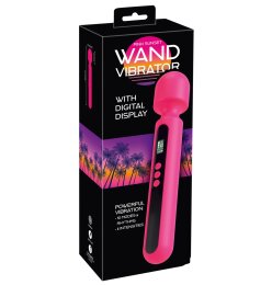 Pink Sunset Wand Vibrator Disp