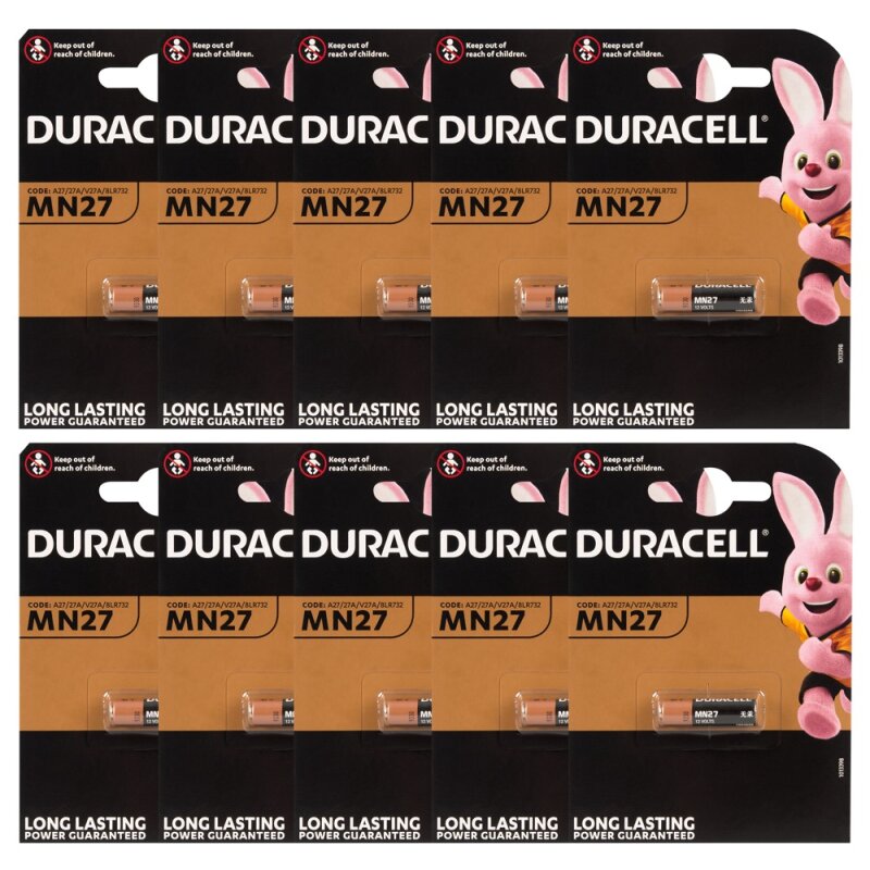 Batterie Duracell 27A 10x1er