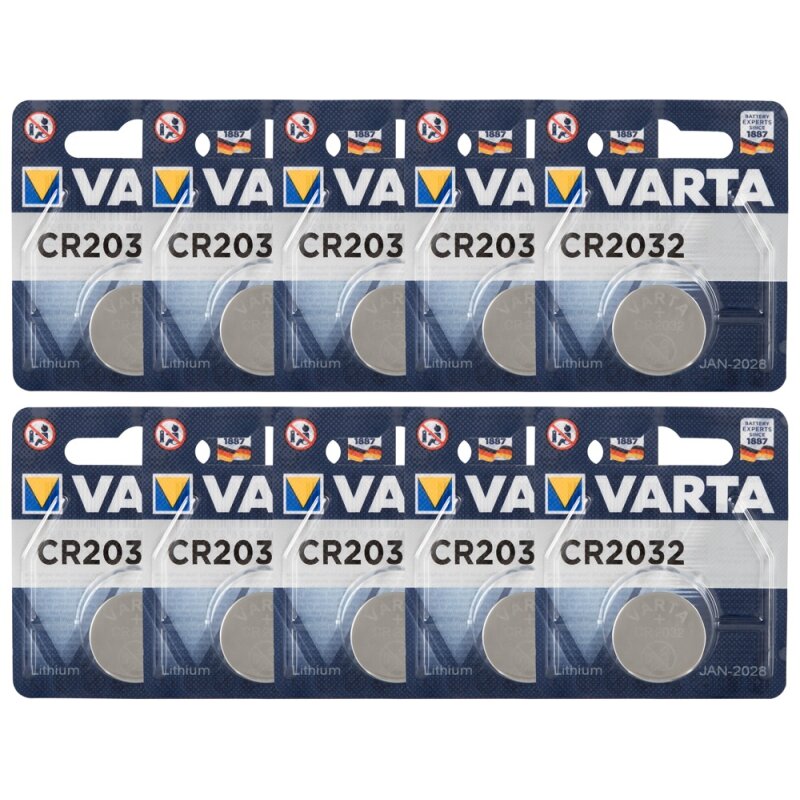 Batterie Varta CR2032 10x1er