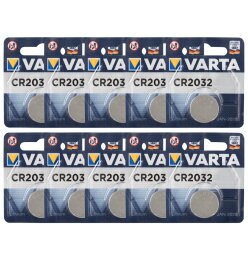 Batterie Varta CR2032 10x1er