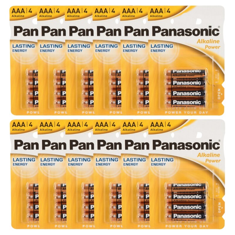 12 x 4 Batteries AAA