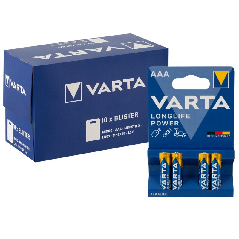 Batterie Varta AAA 10x4er