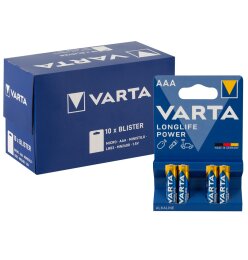 Batterie Varta AAA 10x4er