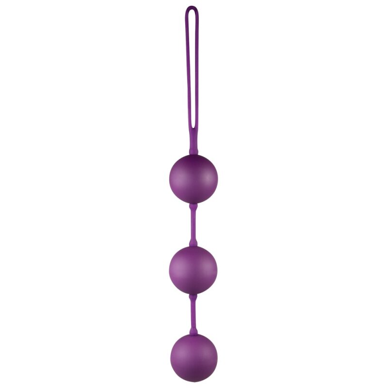 Velvet Purple Balls 3er Kugeln